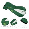 Golf Green Leather Driver/Fairway Wood/Hybrid Headcover #1#3#5#UT (3#) Golf Club