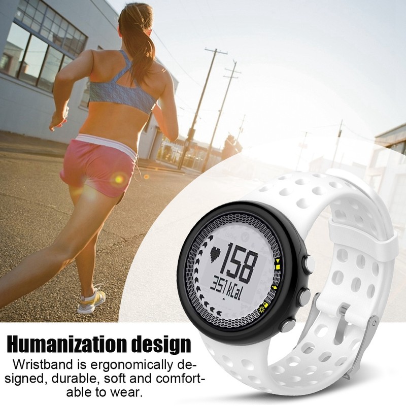 Silicone Rubber Men Smartwatch Wrist Band Bracelet for Suunto M1
