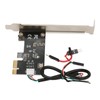 Computer Power Reset Switch PCIE Card Precise Control Thickened Gold