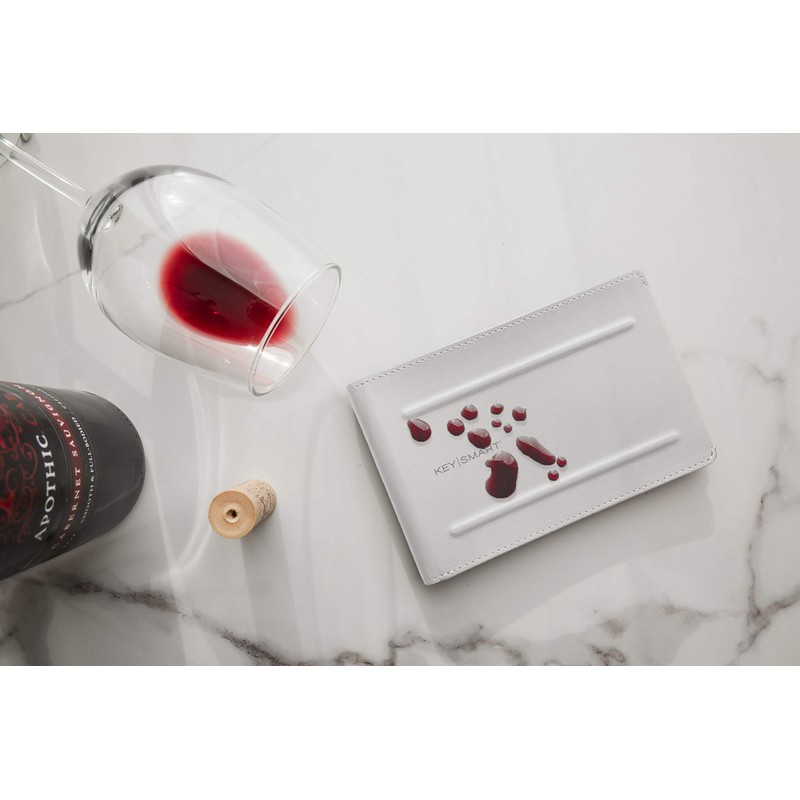 KeySmart Urban Union Passport Wallet (Marble White)