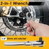 Mini Ratchet Wrench Set Chrome Vanadium Steel Flex Head Ratchet