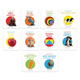 My First English-Italiano Learning Library (la mia prima biblioteca delle parole Inglese-Italiano): Boxset of 10 English - Italian Board Books (English and Italian Edition)