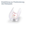 4 Furniture glides with PTFE/Teflon surface - transparent - for
