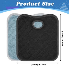 ELNX 2 Pcs Potty Training Car Seat Protector - Suck Water Anti-seepage Car Seat Cover for Child Seats | Baby Car Seat Protector | Pram Seat Liner Stroller Accessories(Black, Grey)