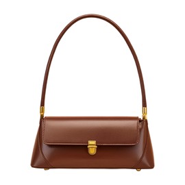 Mabecol Small Handbag Women's PU Leather Mini Shoulder Bag Y2K Retro Hobo Handbags Small Shoulder Bag Vintage Shoulder Bag for Everyday Party Travel Shopping Gift, Z Brown