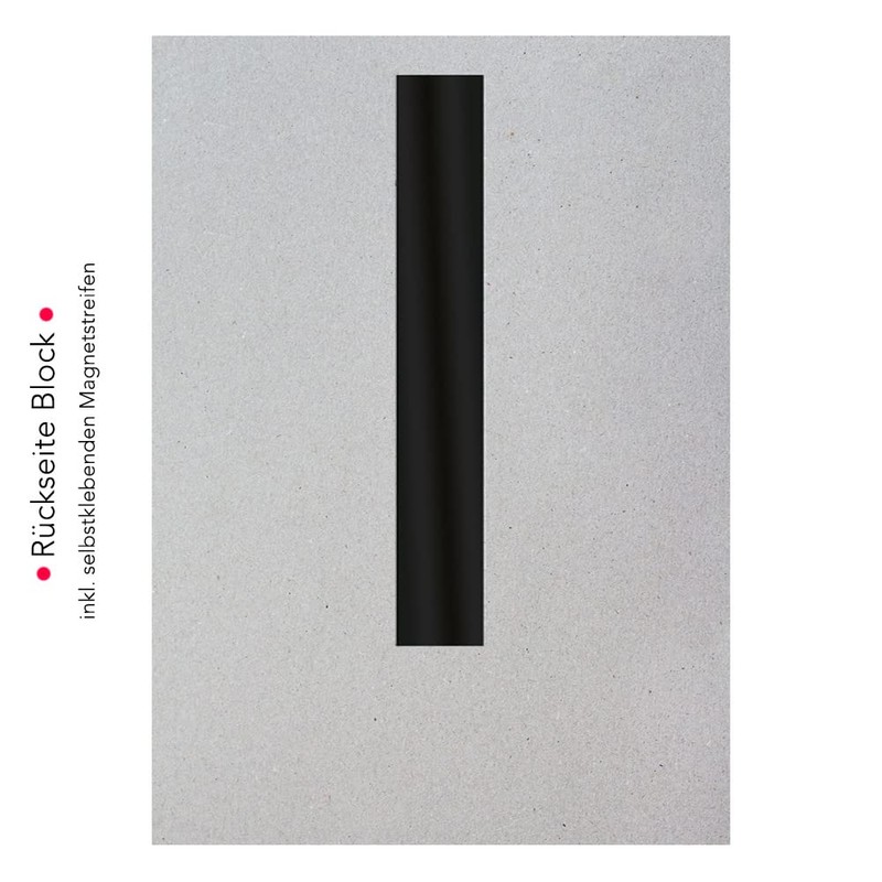 PRICARO Doodles Black A7 Magnetic Notepad (Pack of 10)