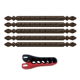 Vessel S5P2110-BL S5P2110-BL Sakisbobit, BL Double-Ended +0.08 x 4.3 inches (110 mm), Set of 5, Bit Clip Included