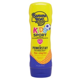 Banana Boat Kids Sport SPF 50 Sunscreen Lotion, Tear Free 6 Oz Exp 01/27