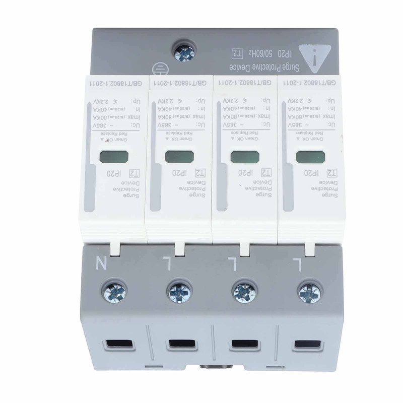 BERM Surge Protective Devices House Arrester Protector 4P 80KA SPD