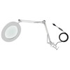 10X Magnifying Glass with LED Light Flexible Arm Brightness Adjustable