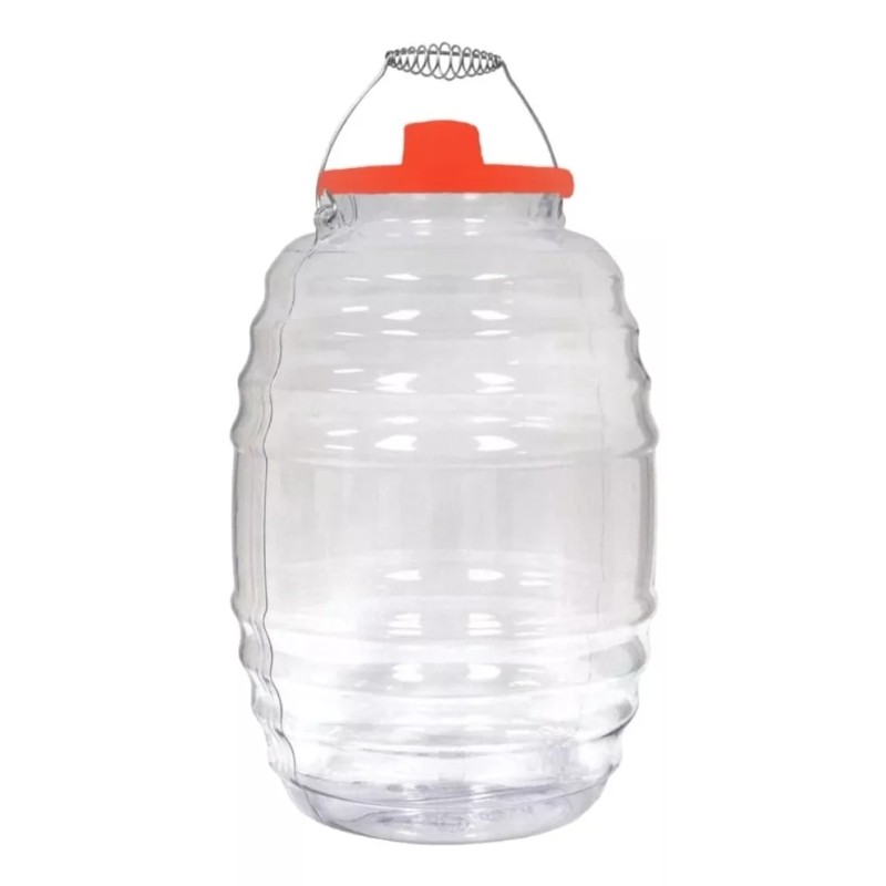 Plásticos genéricos Vitrolero De Plástico Con Tapa Y Asa, De