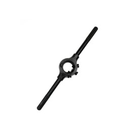 1" Die Round Die Stock Holder Thread Tap Wrench Handle Steel Body Die Holder with Additional Screws Adjustable Dies Removable Handle