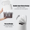 Mini Garbage Can, SHAIDOJIO, Small Trash Bin with Lid, Desktop