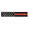 PinMart Thin Red Line Citation Bar - Police Officer Firefighter
