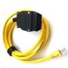 UAOOK Ethernet Enet RJ45 Yellow OBD OBDII OBD2 Coding F-series