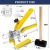 BAUMFEUER Tile Leveling System with Tile Plier and Rubber Mallet,