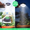 DBF Outdoor Solar Gutter Lights - Solar Fence Lights Outdoor