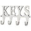 Chattels Large KEY Holder Rack 4 Hooks inch KEYS inch