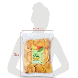 Oso Snacks Dried Mango Slices, Premium Quality, 5 LB Bulk Bag (5LB - Mango)