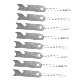 KOMBIUDA 8pcs Portable Flint Scrapers for Camping Fire Starting Lightweight Outdoor Fire Starting Rulers Reliable Matchstick Alternative for Survival and Hiking Activities