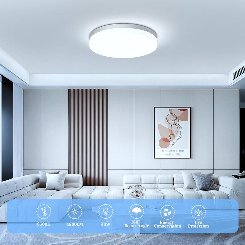 EASY EAGLE Ceiling Light LED Ceiling Light Flat 48 W