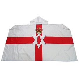 AZ FLAG Northern Ireland Body Flag 3' x 5' - Irish Cape Fan Flags 90 x 150 cm - Banner 3x5 ft