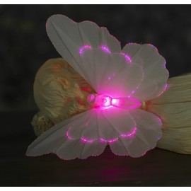 Garden Mile Laying Fairy Garden Statues Colour Changing Solar Outdoor Lights Memorial Figurine Garden Ornaments Outdoor Solar Lights for Yard and Garden Decoration Remembrance (23cm x 10cm x 11cm)