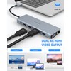 14 Ports USB C Hub, USB C Docking Station Triple