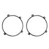 2Pcs 7inch Headlight Retaining Rings, Headlight Mounting Bracket Ring for