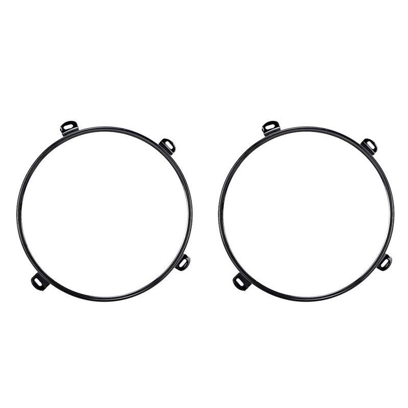 2Pcs 7inch Headlight Retaining Rings, Headlight Mounting Bracket Ring for