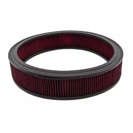 Cobra-Tek 14 x 3 Inch Round Automotive Air Cleaner Filter Washable Red Cotton
