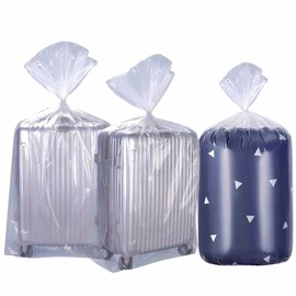 QISF 5 Pack Extra Large Clear Plastic Storage Bags - 90 x 120cm Flat Large Plastic Bags,Huge Storage Bags Moving Bags for Luggage, Suitcase, Furniture, Quilts, Plush Toys, Office Chairs