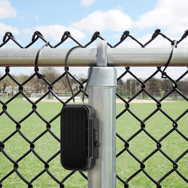 Brifit Portable Key Safe, Mini Safe with 4 Digit Number