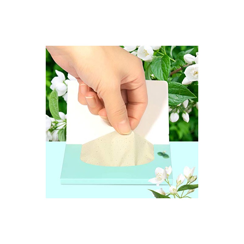 Teenitor Jasmine Blotting Sheets - 1000 Oil Absorbing Papers