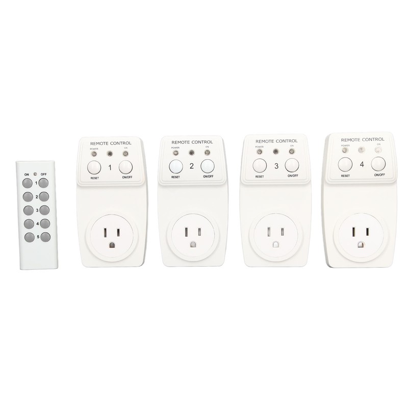 Smart Switch Socket with Remote Control Wireless Power Outlet Set