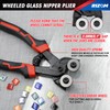 Rizom Glass Cutting Tool, Glass Cutter 2-20MM, 8" Tile Nippers,
