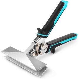 6 Inch Sheet Metal Bender, Hand Seamers Sheet Metal Tools with  TPR Handle, Straight Jaw Metal Bending Pliers for Bending, Seaming and Flattening Metal - Colour: 6 INCH