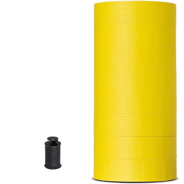 Yellow Labels for Monarch 1131 One-Line Price Gun – 1