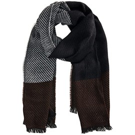 camel active Men's Lightly Scarf, Graphite Gray