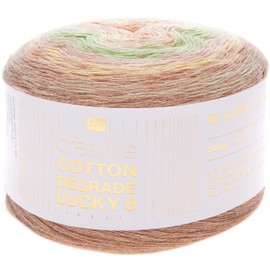 Rico Design Creative Cotton Dégradé Lucky 8, 200 g, 800 m, Colour 003