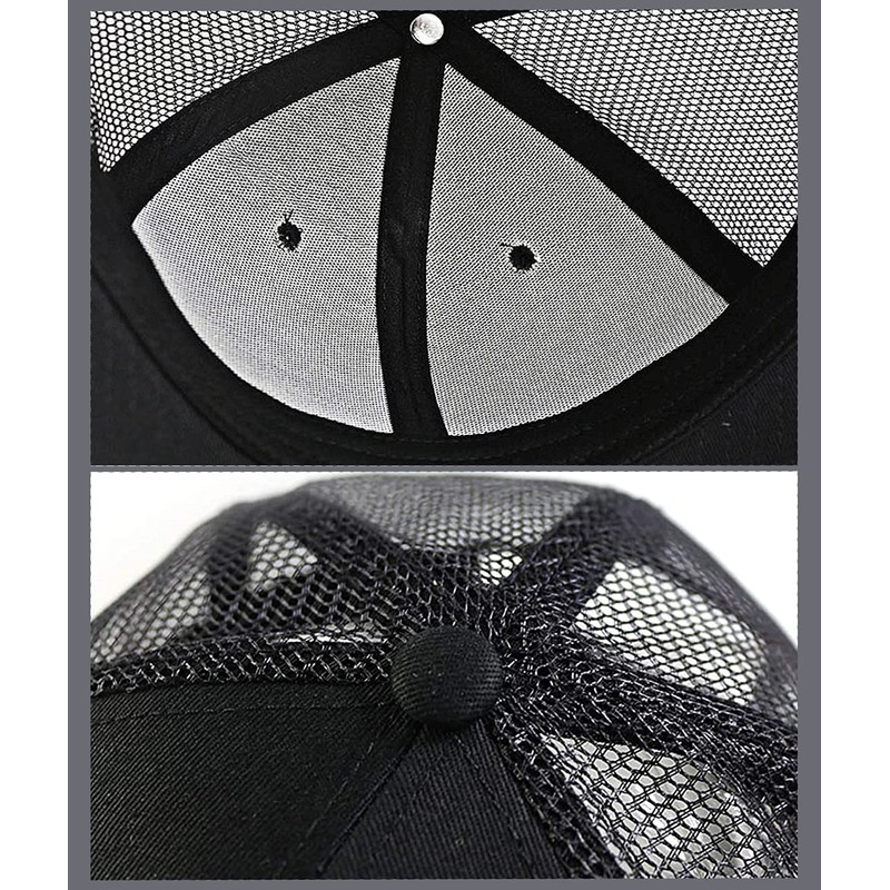 Spargel Men's Mesh Cap, Hat, Large Size (Up to 25.6