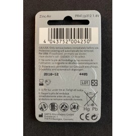 Power-One Power One Zinc Air High Level Hearing Aid p312 Batteries - Made in Germany