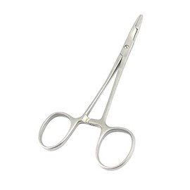 OdontoMed2011 5.5” Fly Fishing Forceps | Stainless Steel Material | Large Finger Loops | Three Locking Positions | Serrated Jaws | Fly Fishing Forceps | Locking Scissors | Hook Remover ODM
