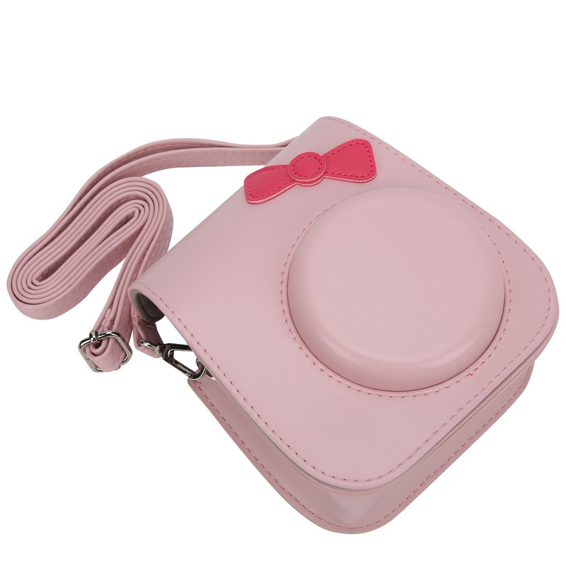 PU Leather Antidrop Retro Shoulder Protective Camera Bag Pouch for