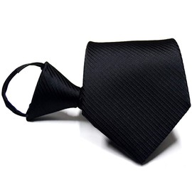 ZooooM ZM-MUSUNEKU Men's Necktie, Zipper, Chuck, No Tie, Type C