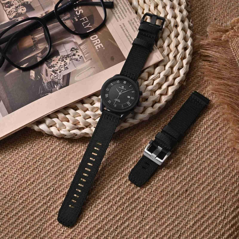 [ANNEFIT] Nylon Watch Band, Military Watch Replacement Band, Fabric 2
