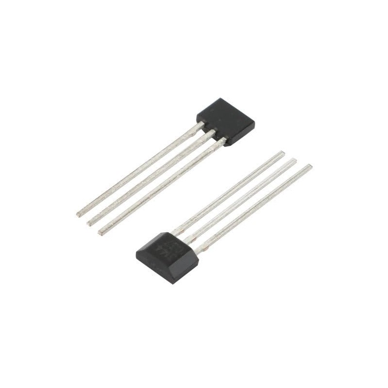 10Pcs 3 Pins Hall Effect Sensor Transistor Three-pin Sip Magnetic