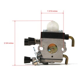 Lomenfly Zama Carburetor for STIHL FS38 FS45 FS46 FS55 FS55R FS75 FS80 Carb 4140-120-0619 ;TM79F-32M UGBA12947