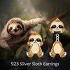 CRMAD Sloth Stud Earrings - Sterling Silver - Modern Stud
