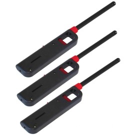 3 Pack BBQ Grill Lighter Refillable Butane Gas Candle Fireplace Kitchen Stove Long